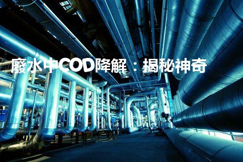 廢水中COD降解：揭秘神奇的環(huán)境魔法！